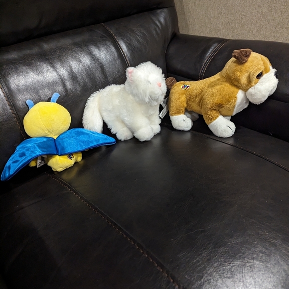 Lot of 3 Ganz stuffed animals. Persian cat, bull Dog and Peeking Zum. - Picture 7 of 8